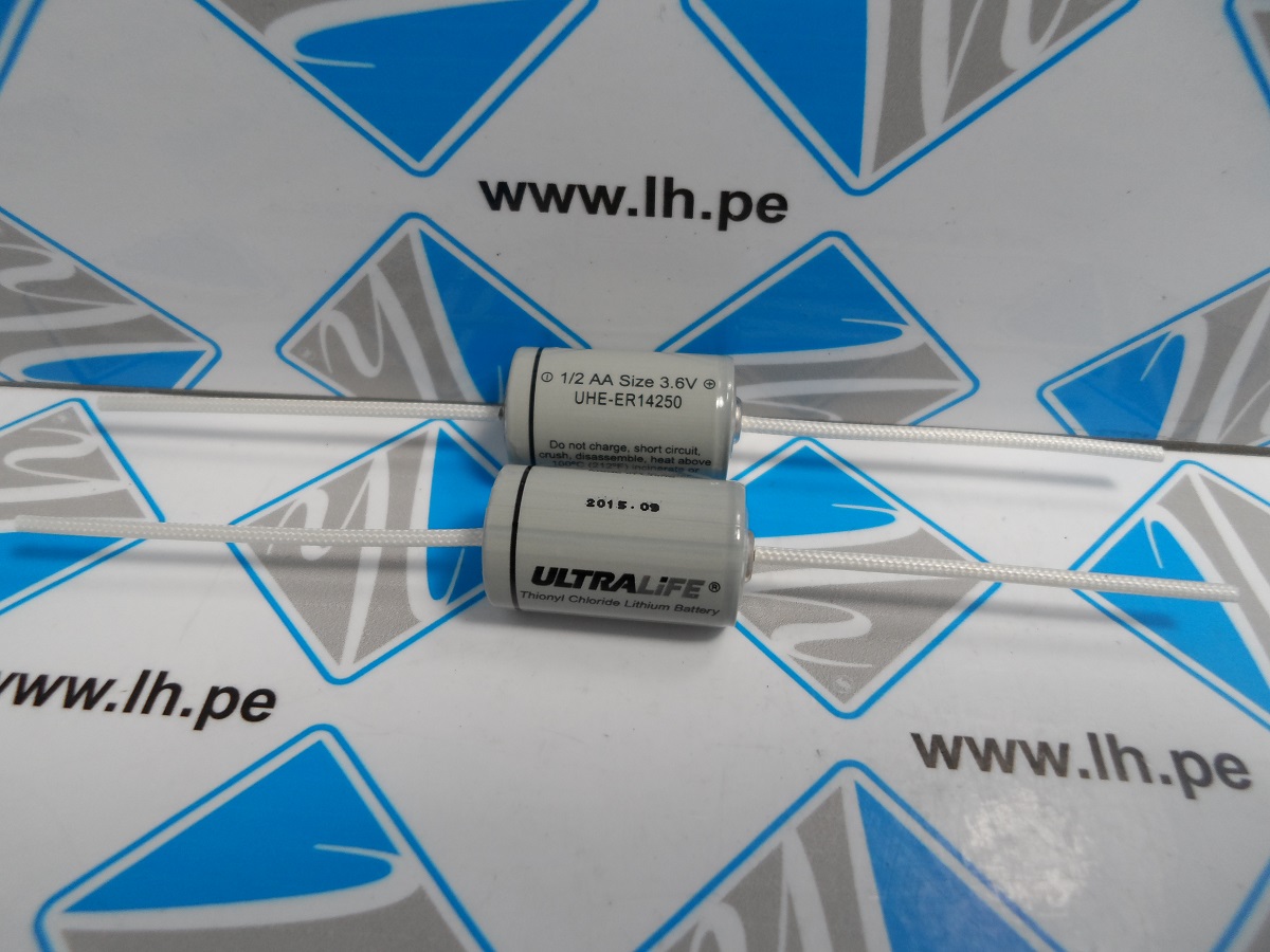 UHE-ER14250-AX     Batería Lithium 1/2AA, 3.6V, 1200mAh